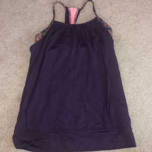 Ivivva size 12 double dutch purple tank